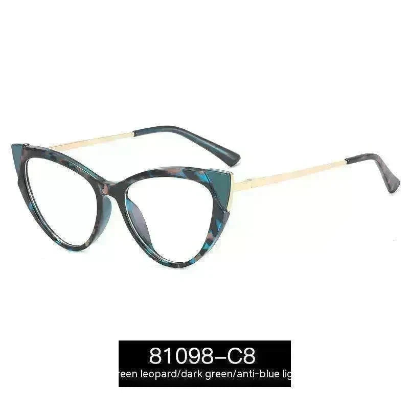 Cat Eye Anti-blue Light Large Frame Slim Look Optical Glasses - EX-STOCK CANADA