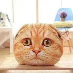 Cat Pillow Car Cushion Cute Cat Shape Nap Seat Plush Toy - EX-STOCK CANADA
