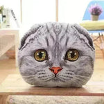 Cat Pillow Car Cushion Cute Cat Shape Nap Seat Plush Toy - EX-STOCK CANADA