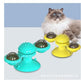 Cat Rotating Windmill Multi-Function Toys Itch Scratching Device Teeth Shining Toy EX-STOCK Canada 