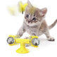 Cat Rotating Windmill Multi-Function Toys Itch Scratching Device Teeth Shining Toy EX-STOCK Canada 