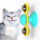 Cat Rotating Windmill Multi-Function Toys Itch Scratching Device Teeth Shining Toy EX-STOCK Canada 