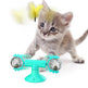 Cat Rotating Windmill Multi-Function Toys Itch Scratching Device Teeth Shining Toy EX-STOCK Canada 
