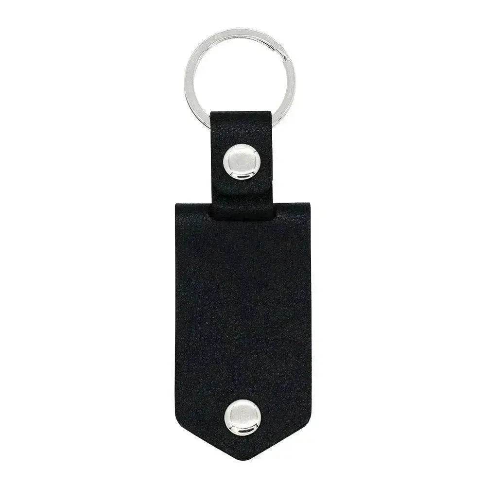 Chick & Unique Leather Photo Stainless steel UV Color Printed Keychain - EX-STOCK Canada