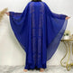 Chiffon Hot Drill Bat Sleeve Arab Robe - EX-STOCK Canada
