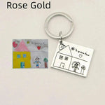 Children's Realistic Hand Drawn Laser Painting Keychain - EX-STOCK Canada