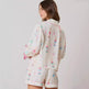 Christmas Bow Long Sleeve Pajamas Shorts Suit EX-STOCK Canada 
