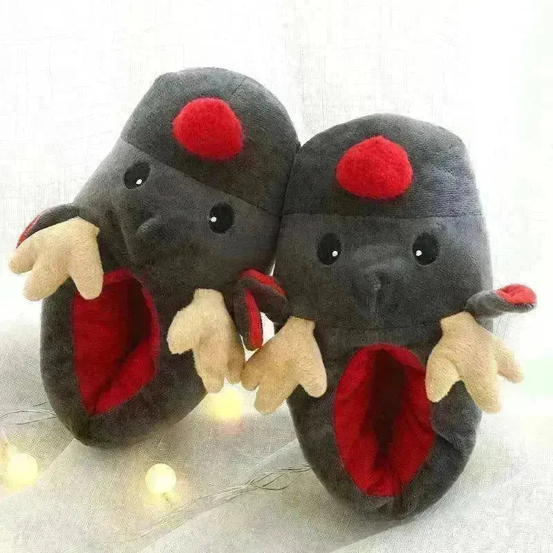 Christmas Shoes Cute Elk Home Slippers - EX-STOCK CANADA