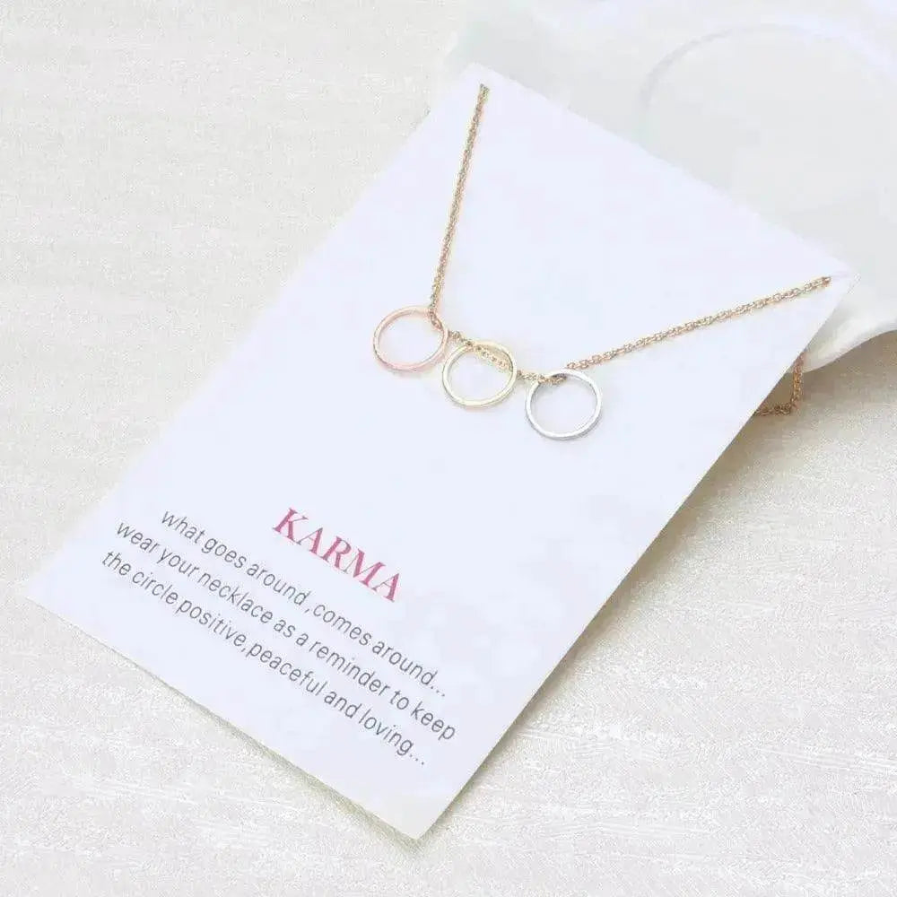 Circle necklace - EX-STOCK Canada