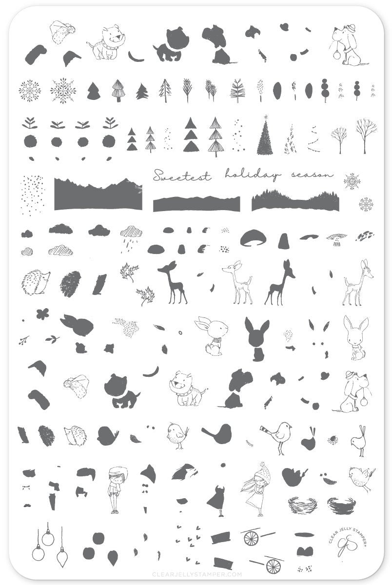 Clear Jelly Stamper - Baby It's Cold EX-STOCK Canada 