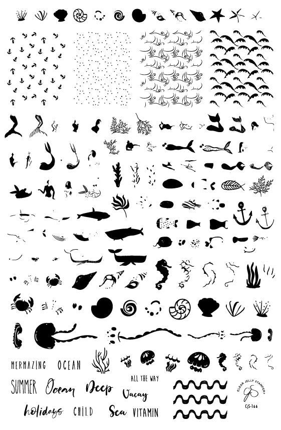 Clear Jelly Stamper - Mermazing EX-STOCK Canada 