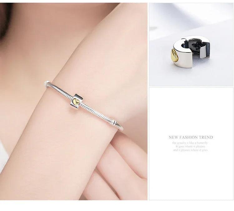 Accessori di tendenza con perline d'amore classiche in argento S925EX-STOCK Canada 