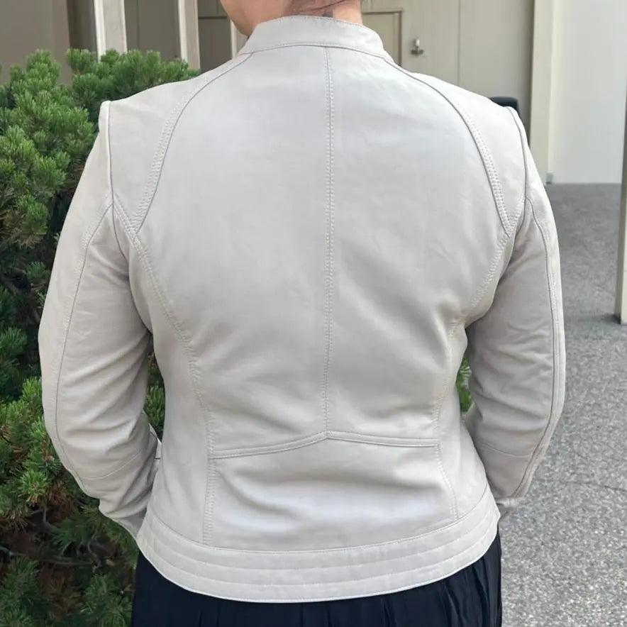 Classic Women's Lamb Leather Jacket 