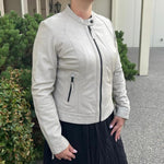 Classic Women's Lamb Leather Jacket 