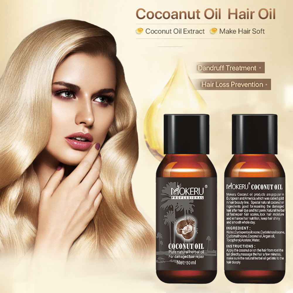 Coconut Oil Repair Frizz Repair Damage Hair Care Hair EX-STOCK Canada 