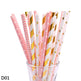 Color paper straws bronzing straws EX-STOCK Canada 