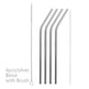 Colourful Reusable Stainless Steel Straws EX-STOCK Canada 