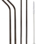 Colourful Reusable Stainless Steel Straws EX-STOCK Canada 