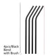 Colourful Reusable Stainless Steel Straws EX-STOCK Canada 