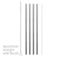 Colourful Reusable Stainless Steel Straws EX-STOCK Canada 