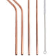 Colourful Reusable Stainless Steel Straws EX-STOCK Canada 