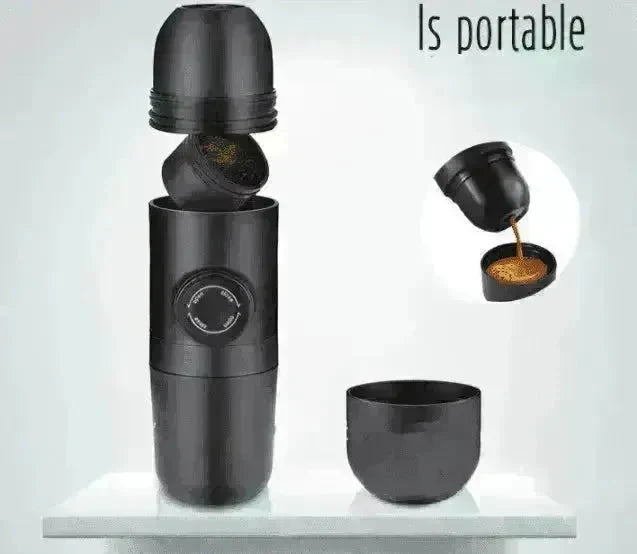 Condensed portable mini coffee machine - EX-STOCK CANADA