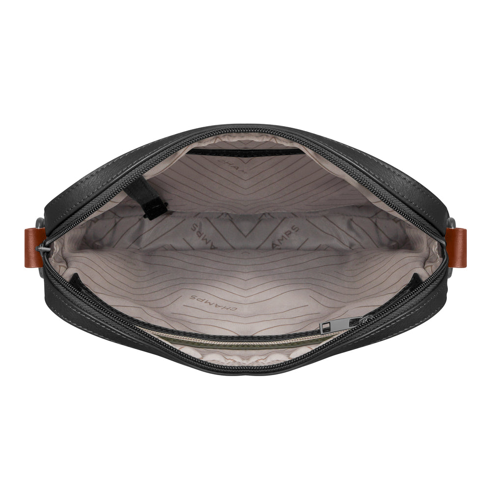 Onyx / Leather Cross-Body Bag EX-STOCK Canada 