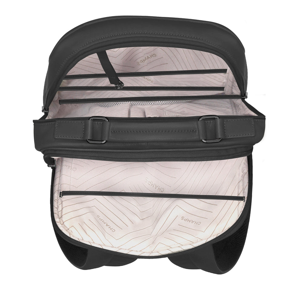 Onyx / Leather Compact Backpack EX-STOCK Canada 