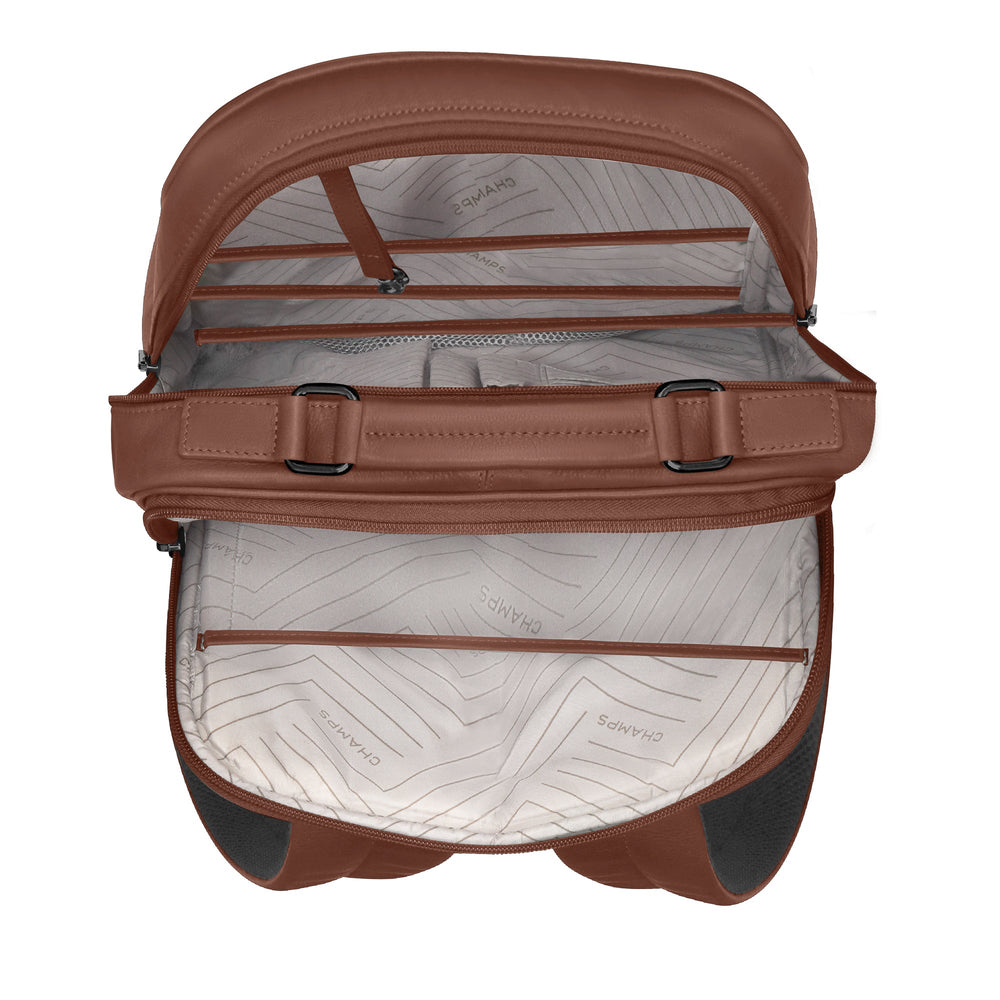 Onyx / Leather Compact Backpack EX-STOCK Canada 