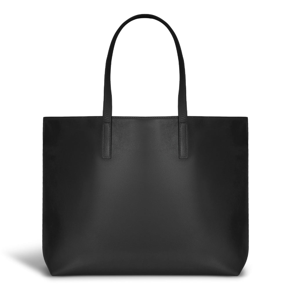 Onyx / Leather Open Tote EX-STOCK Canada 