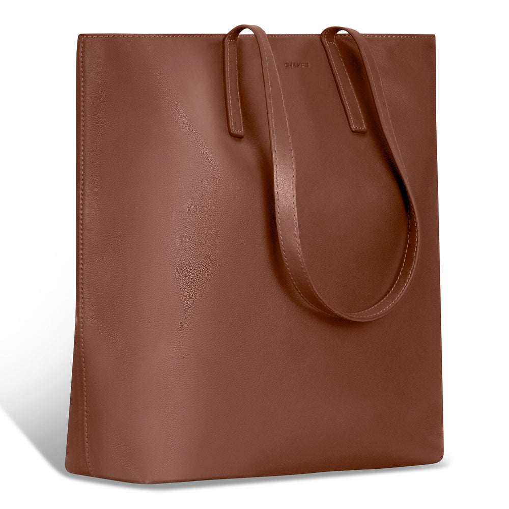 Onyx / Leather Vertical Tote EX-STOCK Canada 