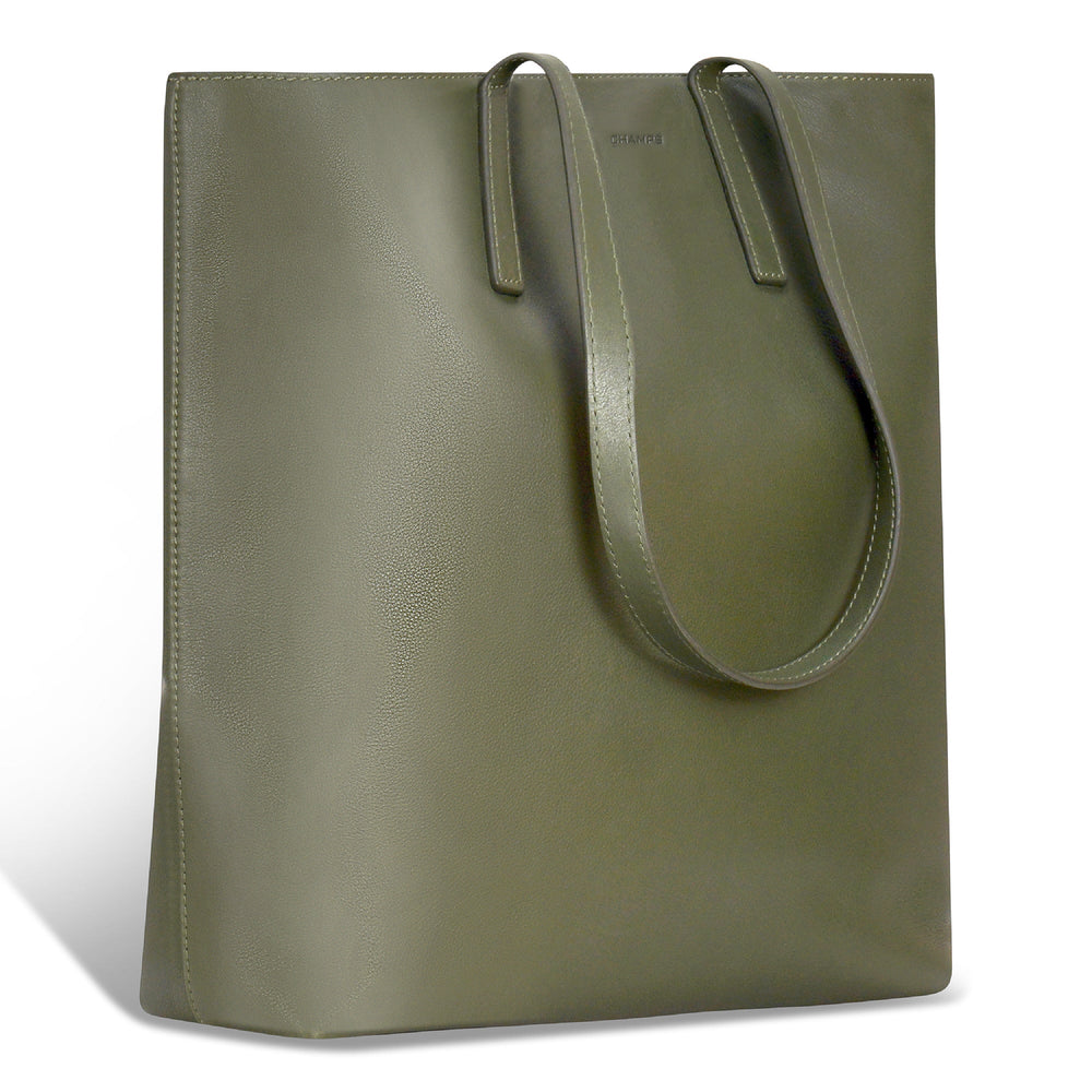 Onyx / Leather Vertical Tote EX-STOCK Canada 