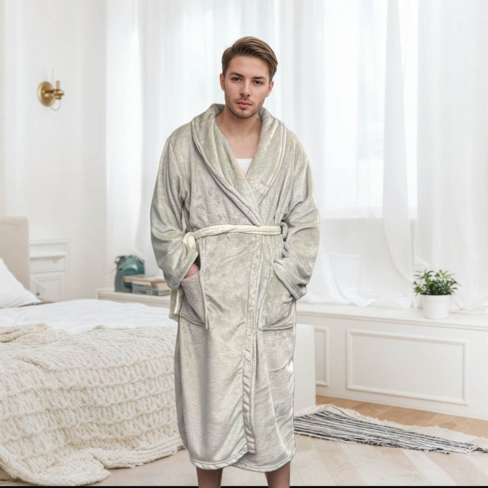 Couple Bathrobe Long Pajamas Homewear  EX-STOCK CANADA