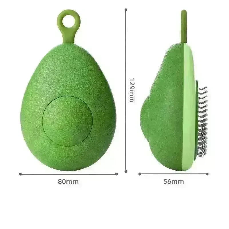 Creative Cat Grooming Comb Portable Massage Brush One-Button Remove Floating Hair Scraper Cats Dogs Pet Self Cleaning Tool Accessories - EX-STOCK CANADA