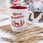 Creative Cute Cartoon Snowman Santa Claus Ceramic Cup Christmas Mug Small Gifts - EX-STOCK CANADA