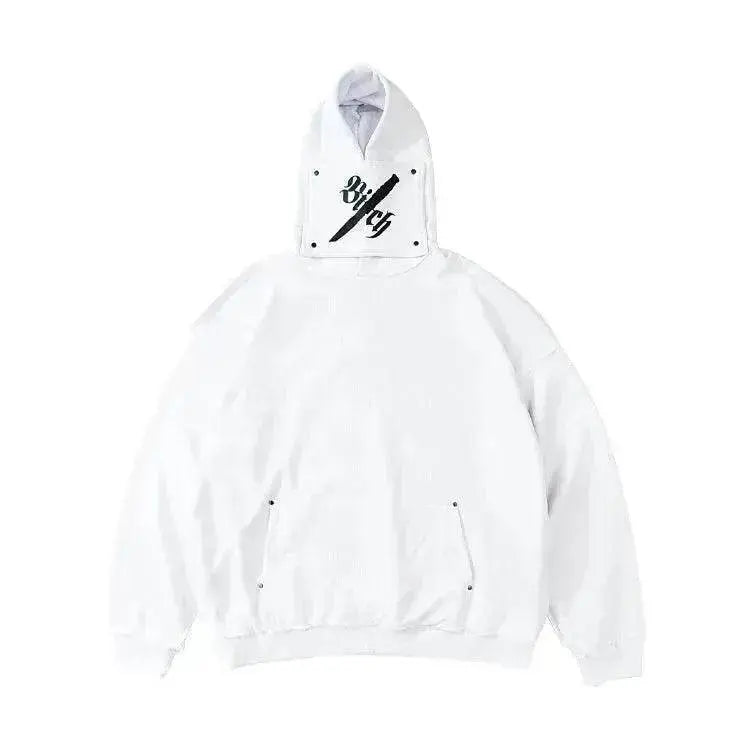 Creative Detachable High Neck Loose Hooded Men's Sweater - EX-STOCK Canada