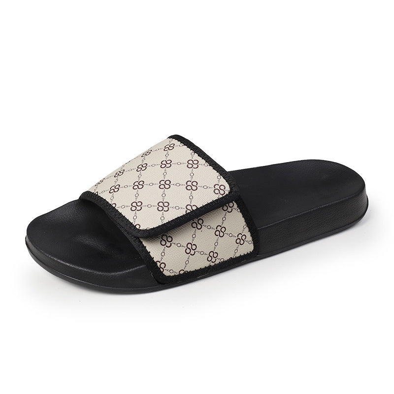 Cross-border Slippers Summer Outdoor Wear Niche High-grade Velcro Non-slip Beach Flip-flops Men  EX-STOCK CANADA