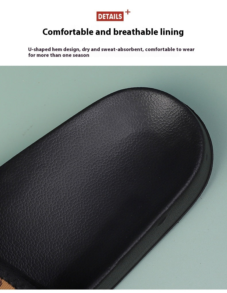 Cross-border Slippers Summer Outdoor Wear Niche High-grade Velcro Non-slip Beach Flip-flops Men  EX-STOCK CANADA