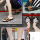Cross-border Slippers Summer Outdoor Wear Niche High-grade Velcro Non-slip Beach Flip-flops Men  EX-STOCK CANADA