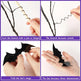 Curly Willow Branches 29.5 Inch Artificial Bendable Stems Black Branches With 36Pcs Halloween Bat Stickers For Halloween Wreath Home Party Decorations--Cannot Be Listed On Amazon Platform - EX-STOCK Canada