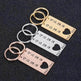 Customized Couples Electroplating Keychain - EX-STOCK Canada