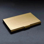 Customized Metal titanium business card holder - EX-STOCK Canada