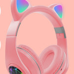 Cute Cat Ear Bluetooth Headset EX-STOCK Canada 