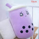 Cute Fruit Drink Plush Stuffed Soft Strawberry Milk Tea Plush Boba Tea Cup Toy Bubble Tea Pillow Cushion Kids Gift - EX-STOCK Canada