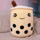 Cute Fruit Drink Plush Stuffed Soft Strawberry Milk Tea Plush Boba Tea Cup Toy Bubble Tea Pillow Cushion Kids Gift - EX-STOCK Canada