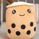 Cute Fruit Drink Plush Stuffed Soft Strawberry Milk Tea Plush Boba Tea Cup Toy Bubble Tea Pillow Cushion Kids Gift - EX-STOCK Canada