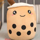 Cute Fruit Drink Plush Stuffed Soft Strawberry Milk Tea Plush Boba Tea Cup Toy Bubble Tea Pillow Cushion Kids Gift - EX-STOCK Canada