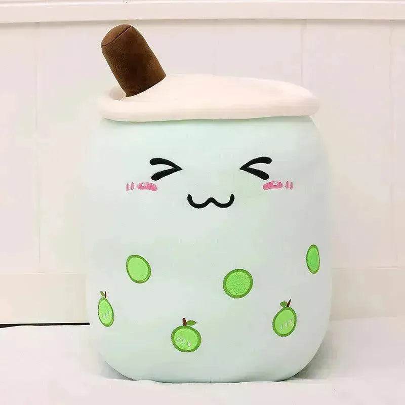 Cute Fruit Drink Plush Stuffed Soft Strawberry Milk Tea Plush Boba Tea Cup Toy Bubble Tea Pillow Cushion Kids Gift - EX-STOCK Canada