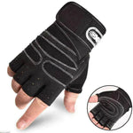 Cycling Gloves Half Finger Breathable Elastic for gym - EX-STOCK Canada