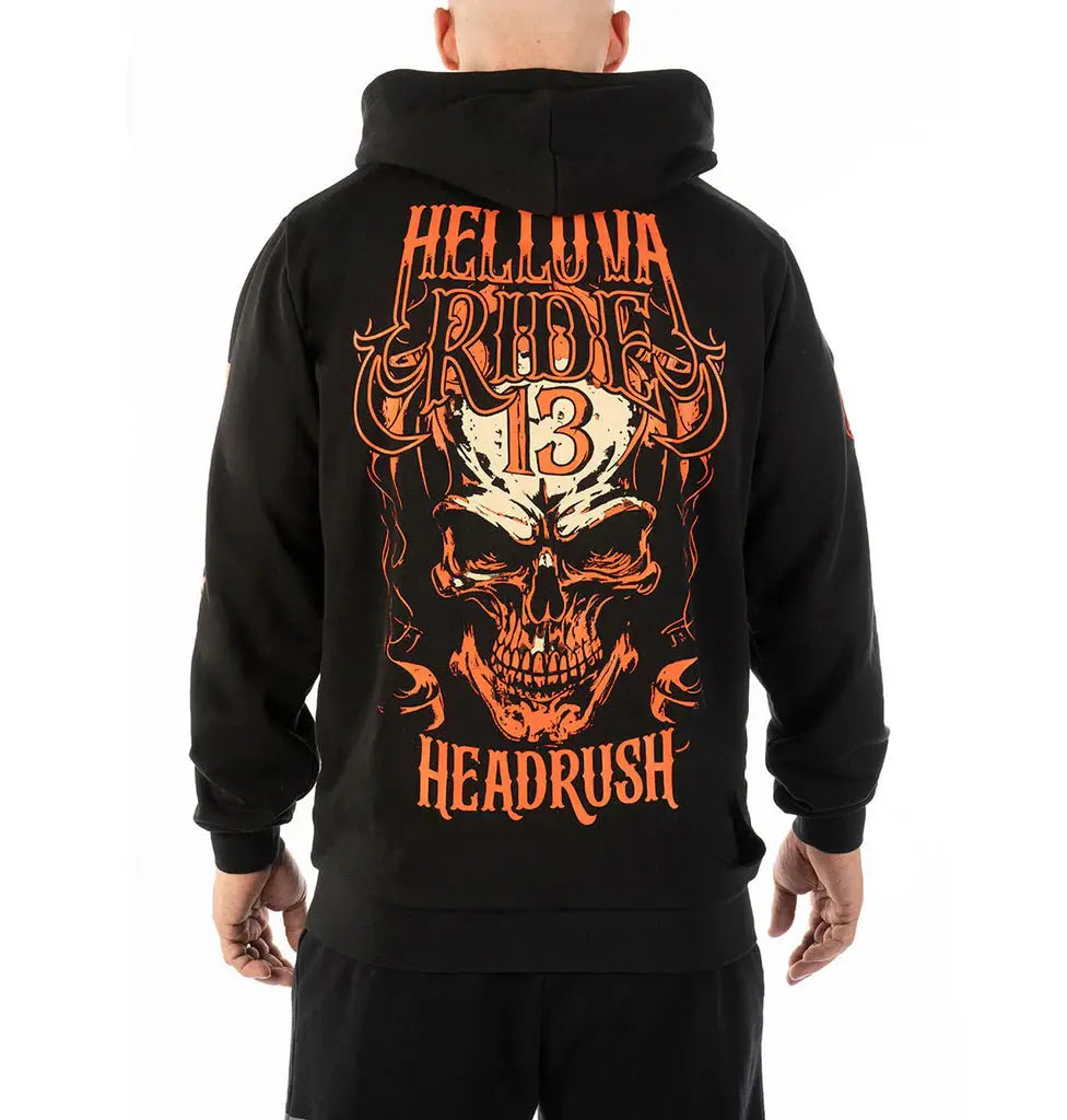 Hoodie à fermeture éclair Death RideEX-STOCK Canada 